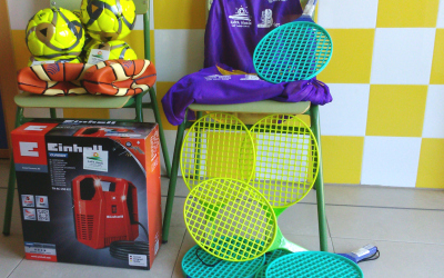 DONACIÓN MATERIAL DEPORTIVO