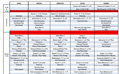ACTIVIDADES EXTRAESCOLARES 2015-2016