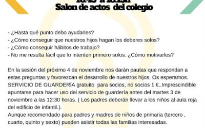 LOS DEBERES , ¿mios, suyos, nuestros?