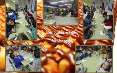 CHOCOLATADA EN EL COLE Y VISITA DE LOS REYES MAGOS!!!!!