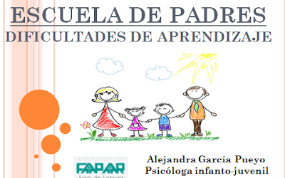 ESCUELA DE PADRES AMPA ALBADA CHARLA » DIFICULTADES DEL APRENDIZAJE»