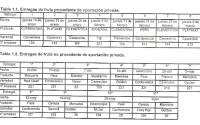 Campaña Consumo de Fruta, curso 2015/2016