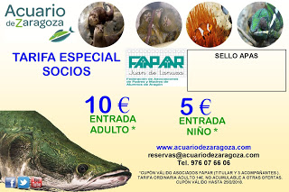 ENTRADAS BONIFICADAS AL ACUARIO DE ZARAGOZA