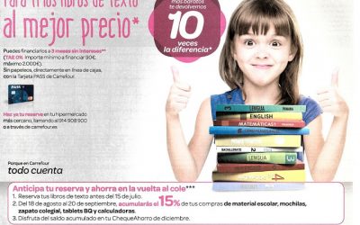 LISTADO DE LIBROS PARA EL CURSO QUE VIENE……. LISTADO DE PRECIOS PROPORCIONADOS POR CARREFOUR