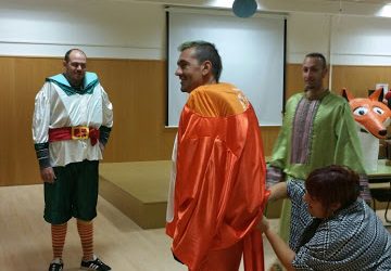 LOS NUEVOS CABEZUDOS DEL COLE YA ESTAN TRABAJANDO!!!!