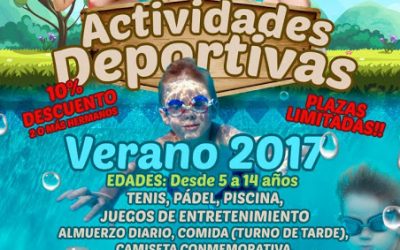 ACTIVIDADES DEPORTIVAS PARA ESTE VERANO EN EL CENTRO RECREATIVO EBRO VIEJO