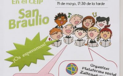 I ENCUENTRO DE CORALES ZALFONADA – PICARRAL, ESTE VIERNES A LAS 17:30 EN EL CEIP  SAN BRAULIO