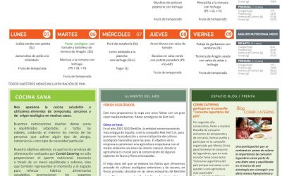 MENU DEL MES DE FEBRERO