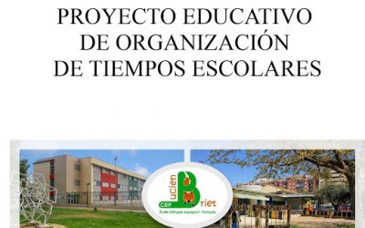 PROYECTO EDUCATIVO DE ORGANIZACIÓN DE TIEMPOS ESCOLARES