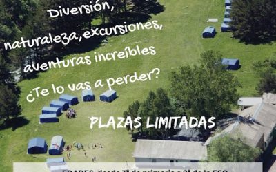 CAMPAMENTO DE VERANO DEL 1 AL 8 DE JULIO DE OCÉANO ATLÁNTICO EN GISTAIN
