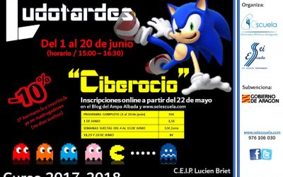 VUELVEN LAS LUDOTARDES PARA EL MES DE JUNIO