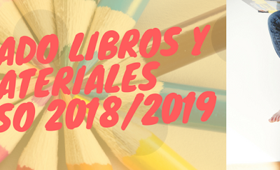 LISTADO DE LIBROS Y MATERIALES PARA EL CURSO QUE VIENE