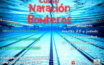 Curso natación bomberos