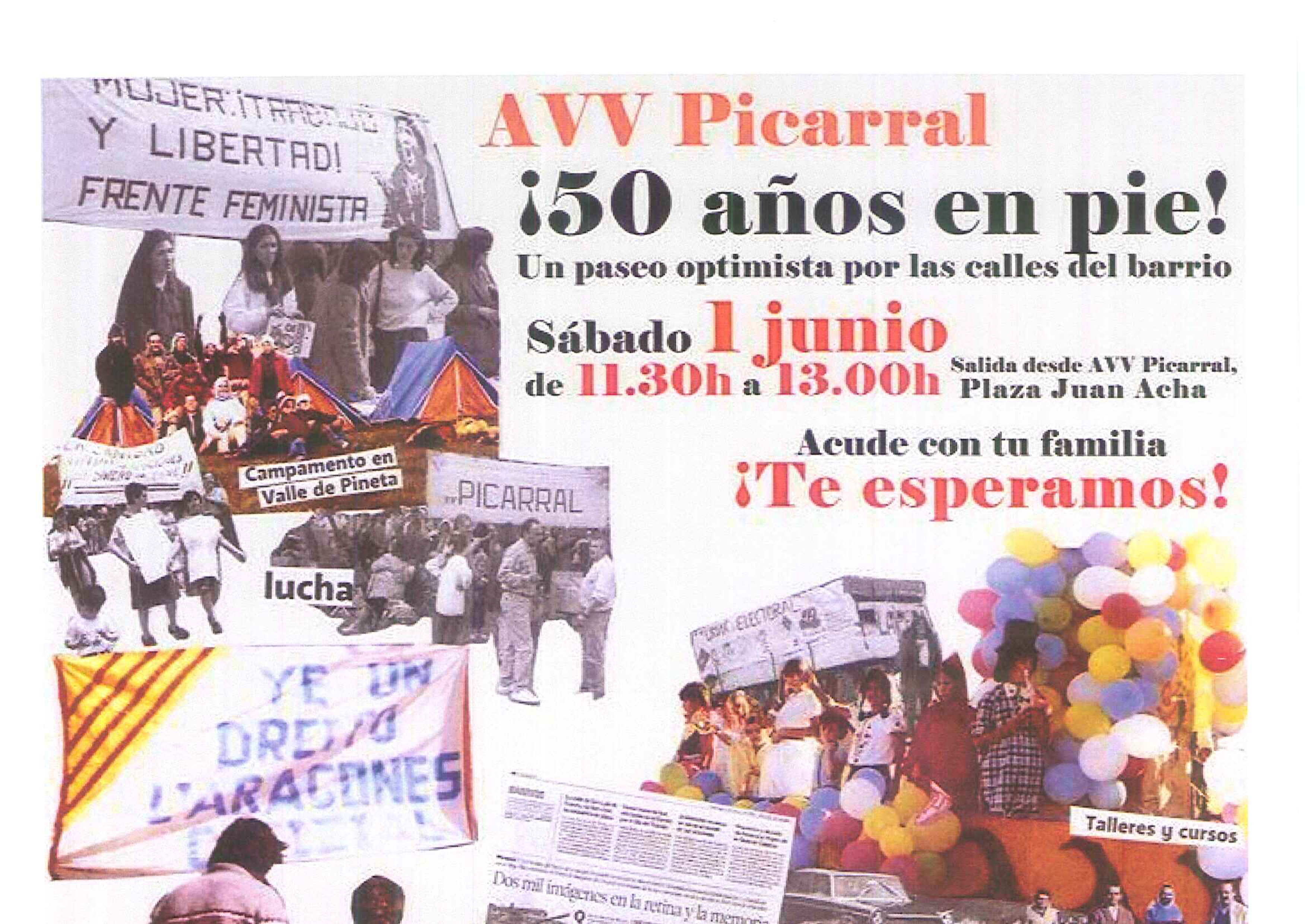 50 años Asociación vecinos Picarral – Salvador Allende