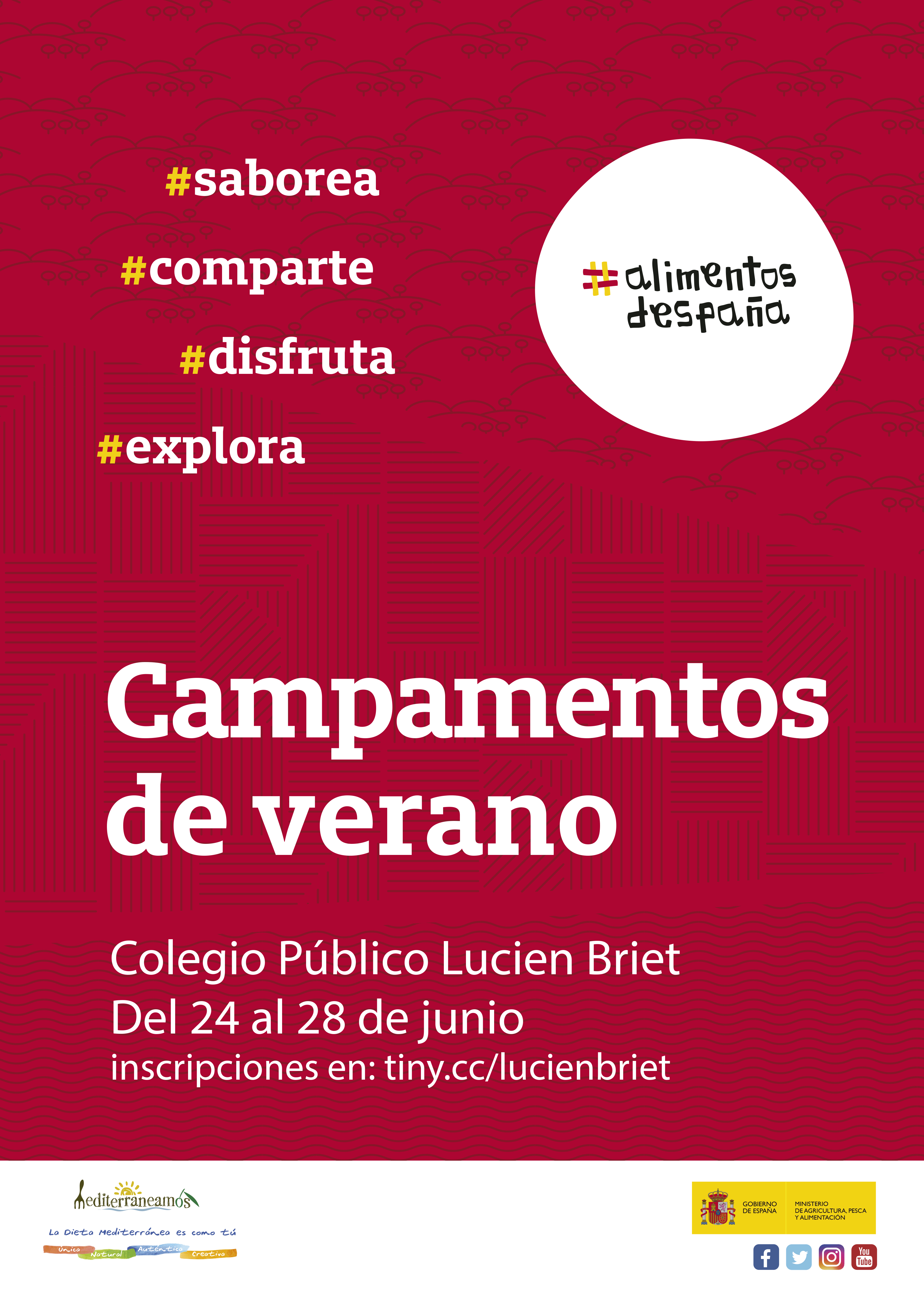 Campamentos de verano gratuitos del 24 al 28 de junio