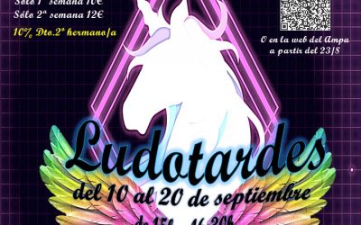 LUDOTARDES DEL 10 AL 20 DE SEPTIEMBRE