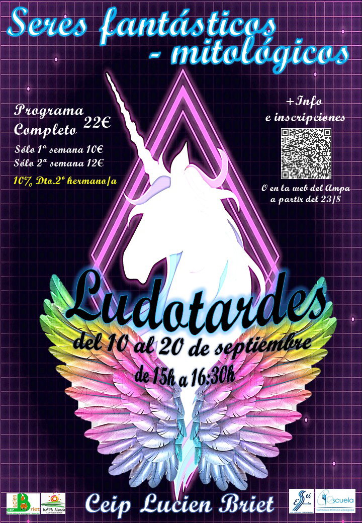LUDOTARDES DEL 10 AL 20 DE SEPTIEMBRE