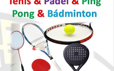 Extraescolar padel,ping pong, tenis , bádminton