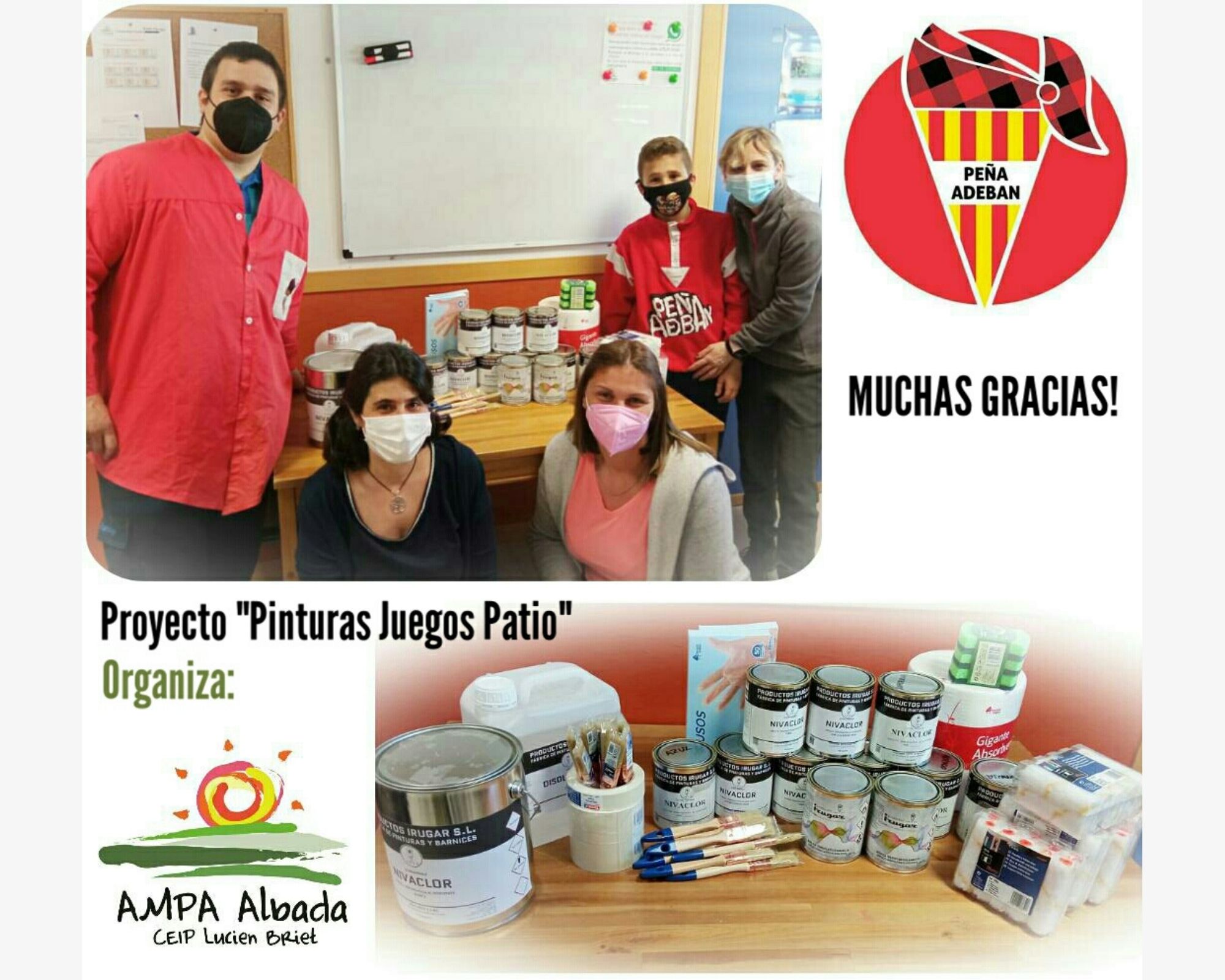 ¡Muchas gracias, Peña Adeban!