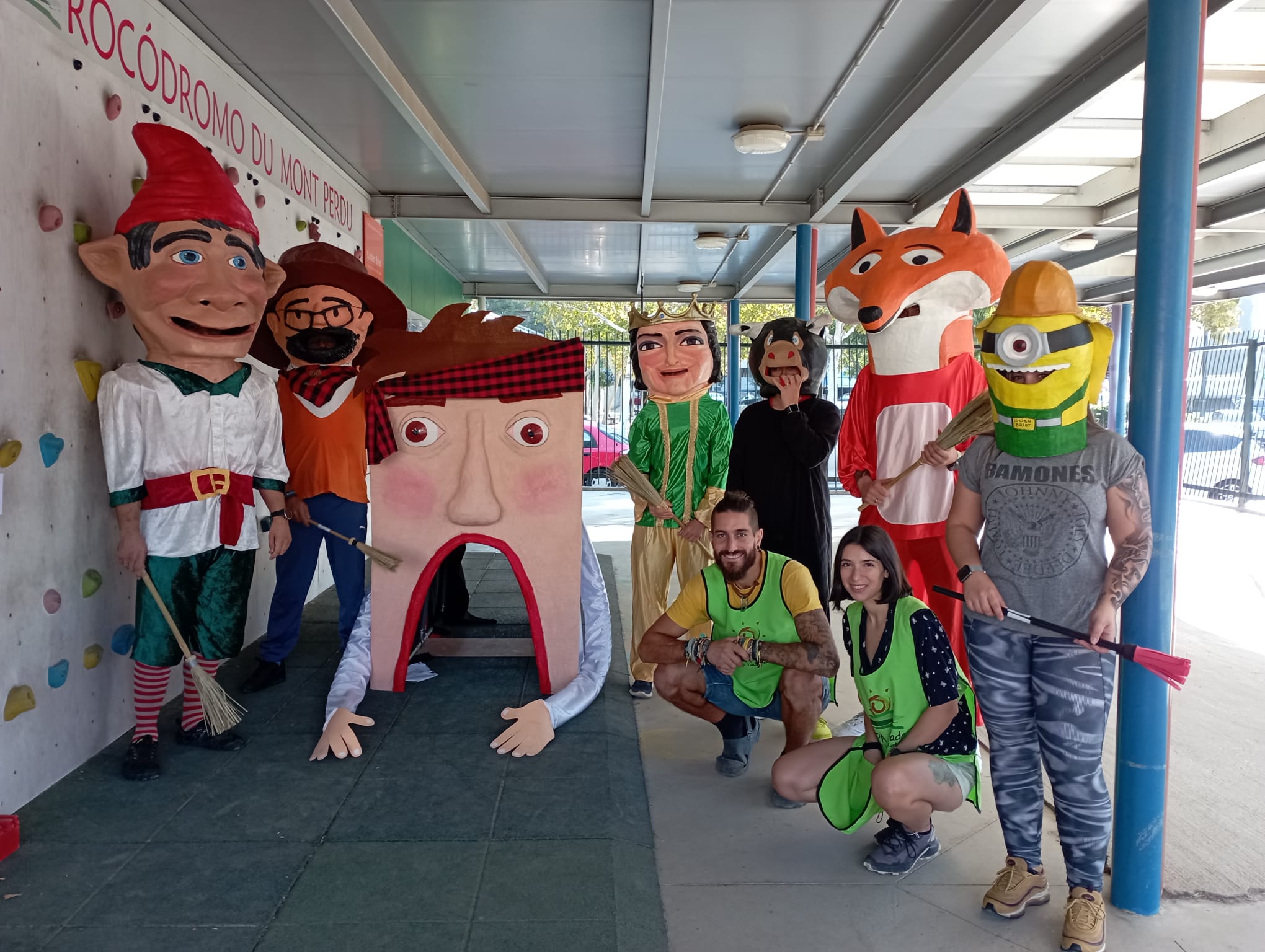 Y vinieron los cabezudos
