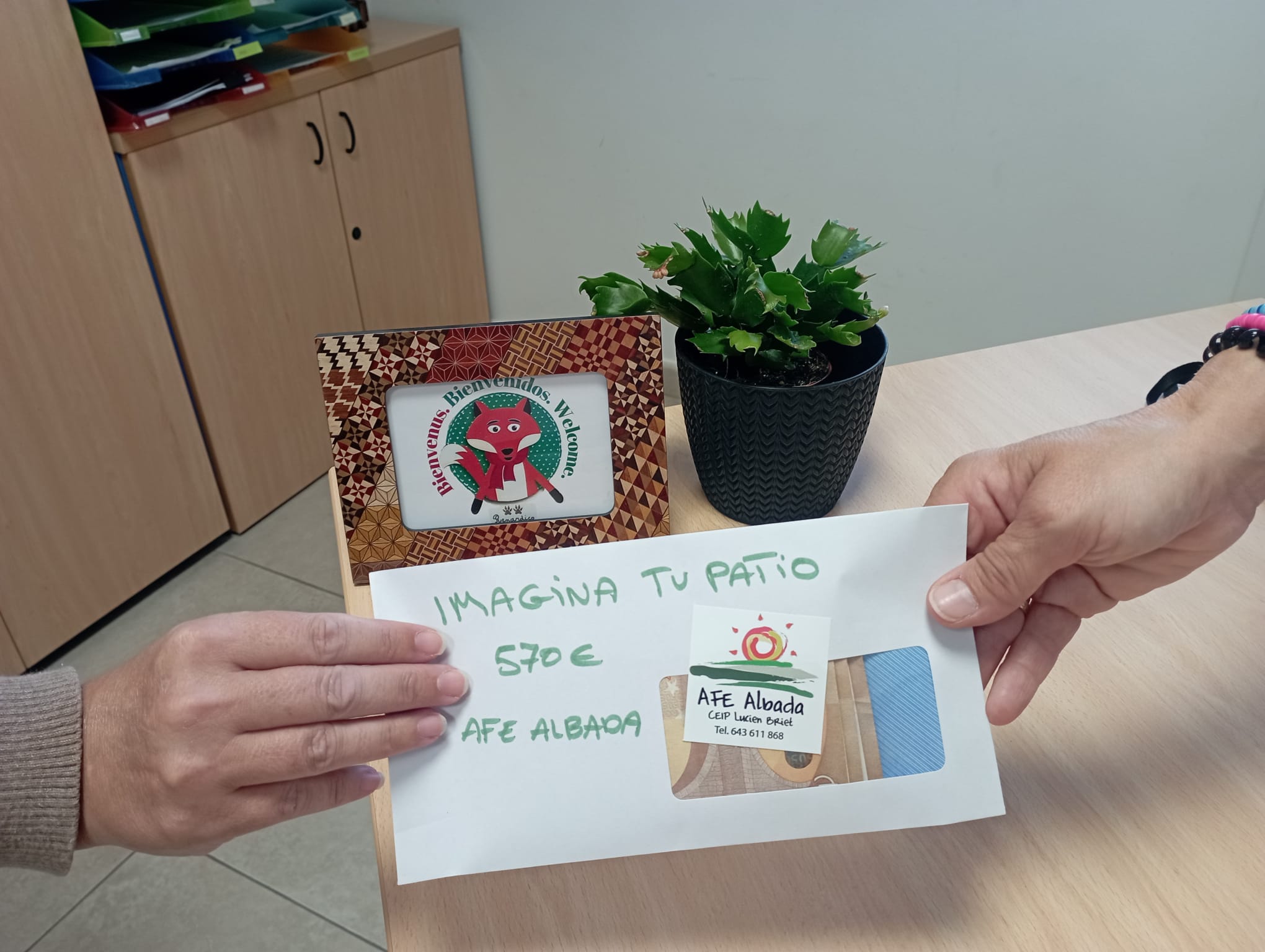 Donación para el proyecto Imagina tu patio