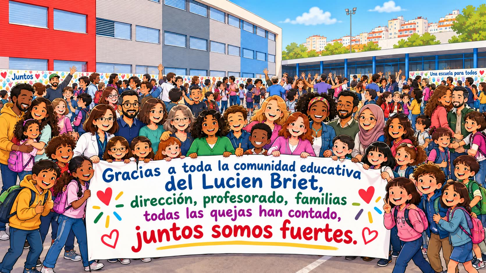 El poder de un cole unido